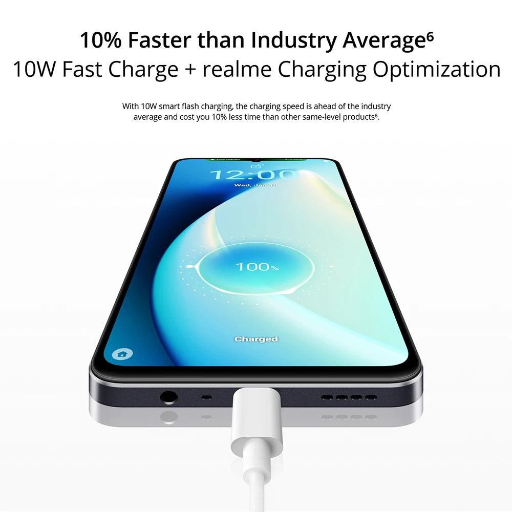 Global Version Realme Note 50 Octa-Core 4G Smartphone 6.74" 90Hz Screen 13MP AI Camera Phone 5000mAh Large Battery