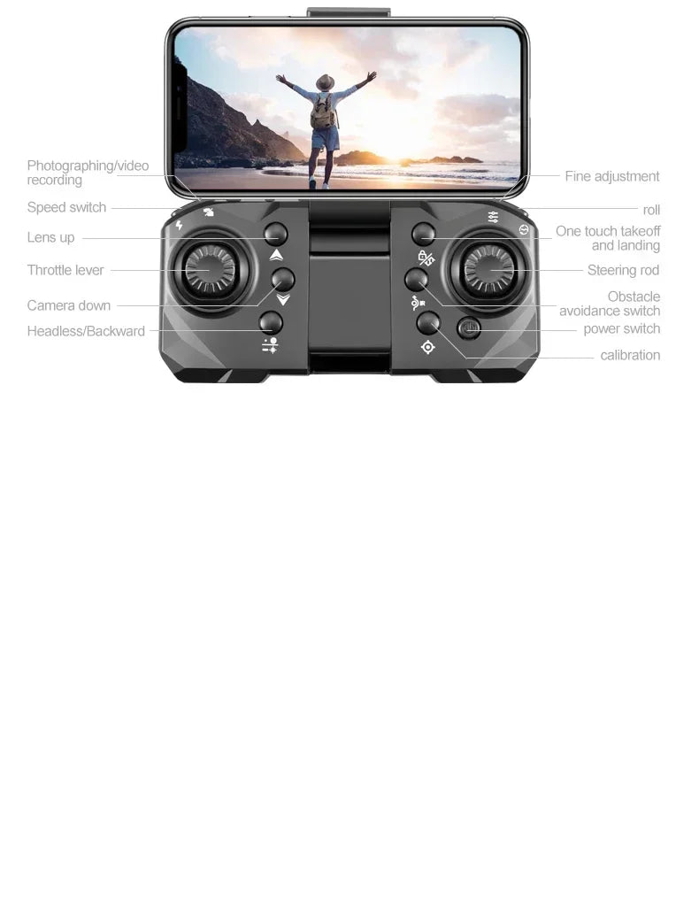 New 2024 S1S Mini Drone 8K Profesional HD Camera Obstacle Avoidance Aerial Photography Brushless Foldable Quadcopter Dron Toys