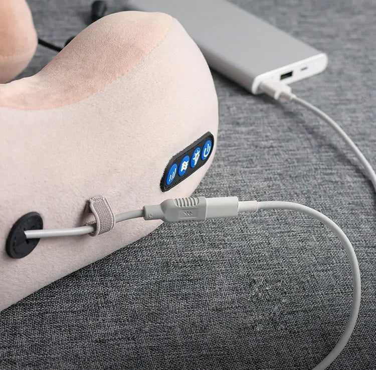 Rechargeable Neck Massager U shaped Pillow Multifunctional Portable Shoulder Cervical Massager Outdoor Home Car Relaxing Massage