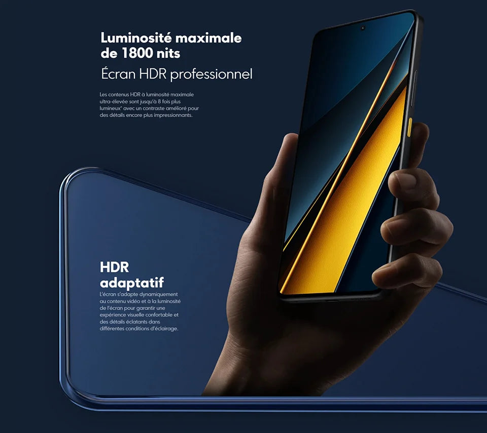 POCO X6 Pro 5G smart phones, NFC,120Hz,Triple camera 64MP with be, 67W charge, 5000mAh, local warranty, global version