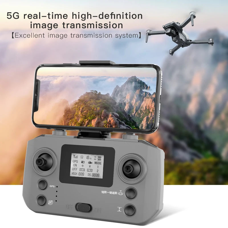 طائرة بدون طيار L600 PRO MAX GPS جديدة لعام 2024، مزودة بكاميرا مزدوجة عالية الدقة بدقة 4K و5 كيلومترات، مزودة بمحور ثلاثي المحاور، وتجنب العوائق بزاوية 360 درجة، طائرة رباعية المراوح بدون فرشاة، لعبة