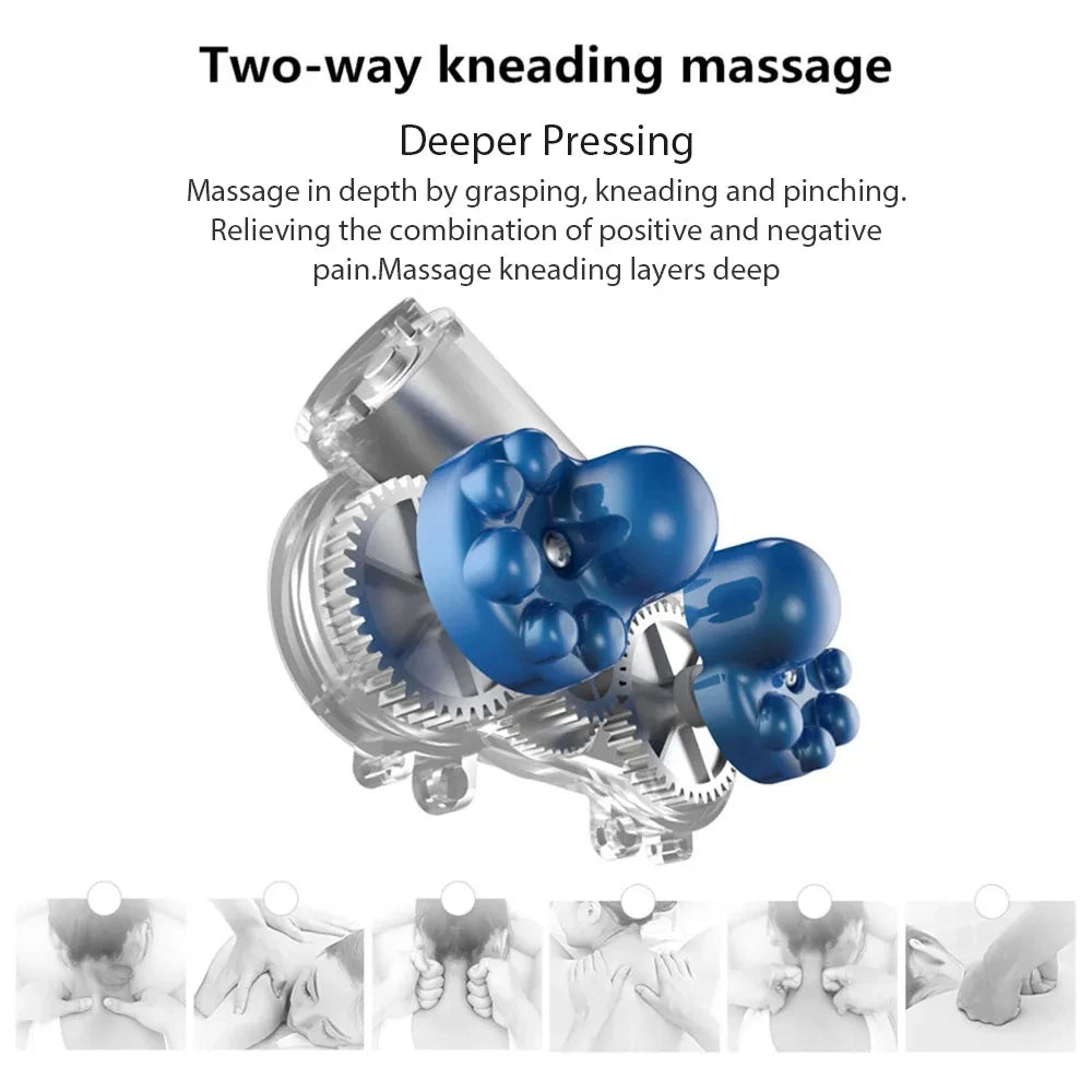 Rechargeable Neck Massager U shaped Pillow Multifunctional Portable Shoulder Cervical Massager Outdoor Home Car Relaxing Massage