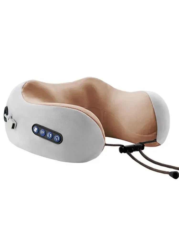 Rechargeable Neck Massager U shaped Pillow Multifunctional Portable Shoulder Cervical Massager Outdoor Home Car Relaxing Massage