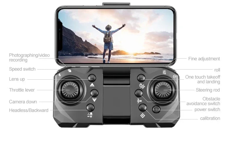 New 2024 S1S Mini Drone 8K Profesional HD Camera Obstacle Avoidance Aerial Photography Brushless Foldable Quadcopter Dron Toys