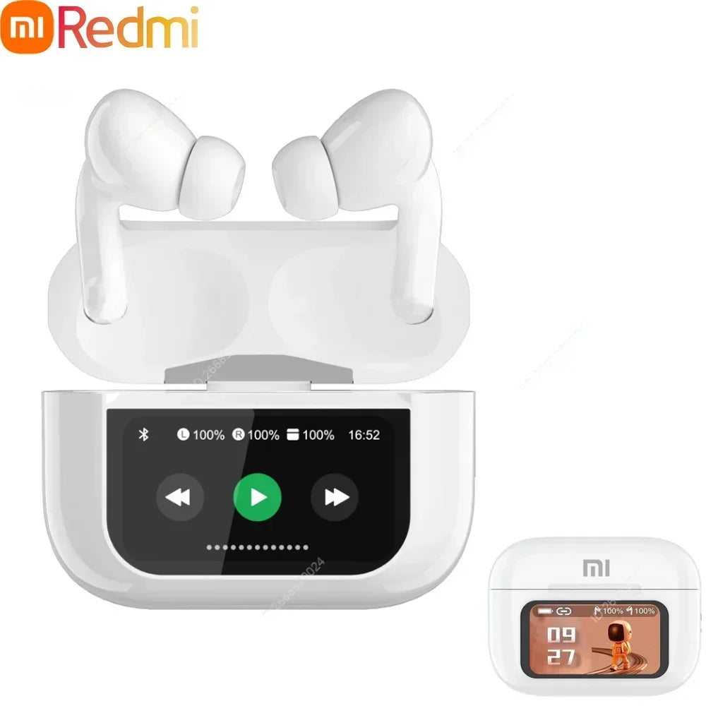 Xiaomi Redmi Touch Control Earbuds Color Screen Bluetooth Wireless In-Ear Ultra Long Battery Life Advanced Noise Cancellation