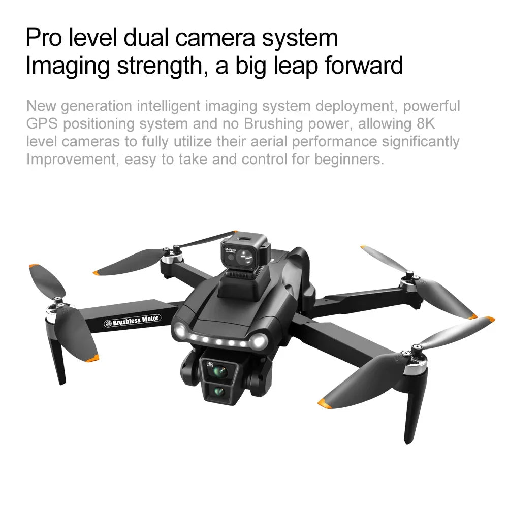 Original V198GPS Drone ESC 8K Profesional sin escobillas láser evitación de obstáculos aéreo óptico plegable Quadcopter Mini Dron nuevo