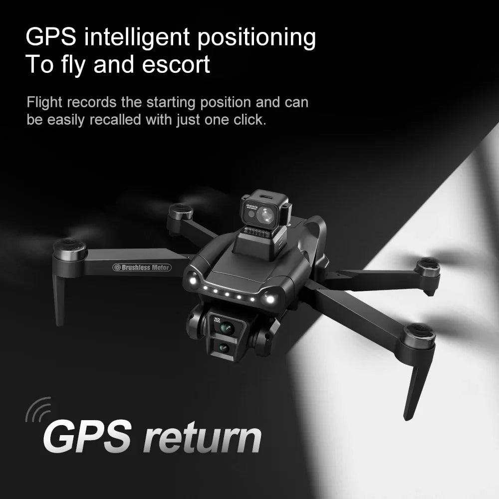 Original V198GPS Drone ESC 8K Profesional sin escobillas láser evitación de obstáculos aéreo óptico plegable Quadcopter Mini Dron nuevo