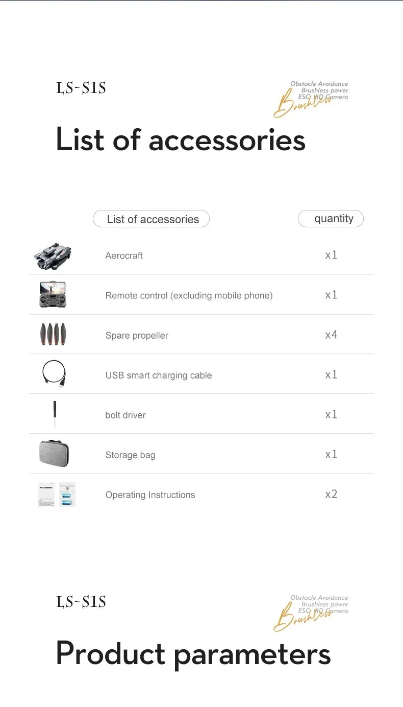 New 2024 S1S Mini Drone 8K Profesional HD Camera Obstacle Avoidance Aerial Photography Brushless Foldable Quadcopter Dron Toys