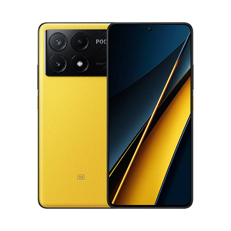 POCO X6 Pro 5G smart phones, NFC,120Hz,Triple camera 64MP with be, 67W charge, 5000mAh, local warranty, global version