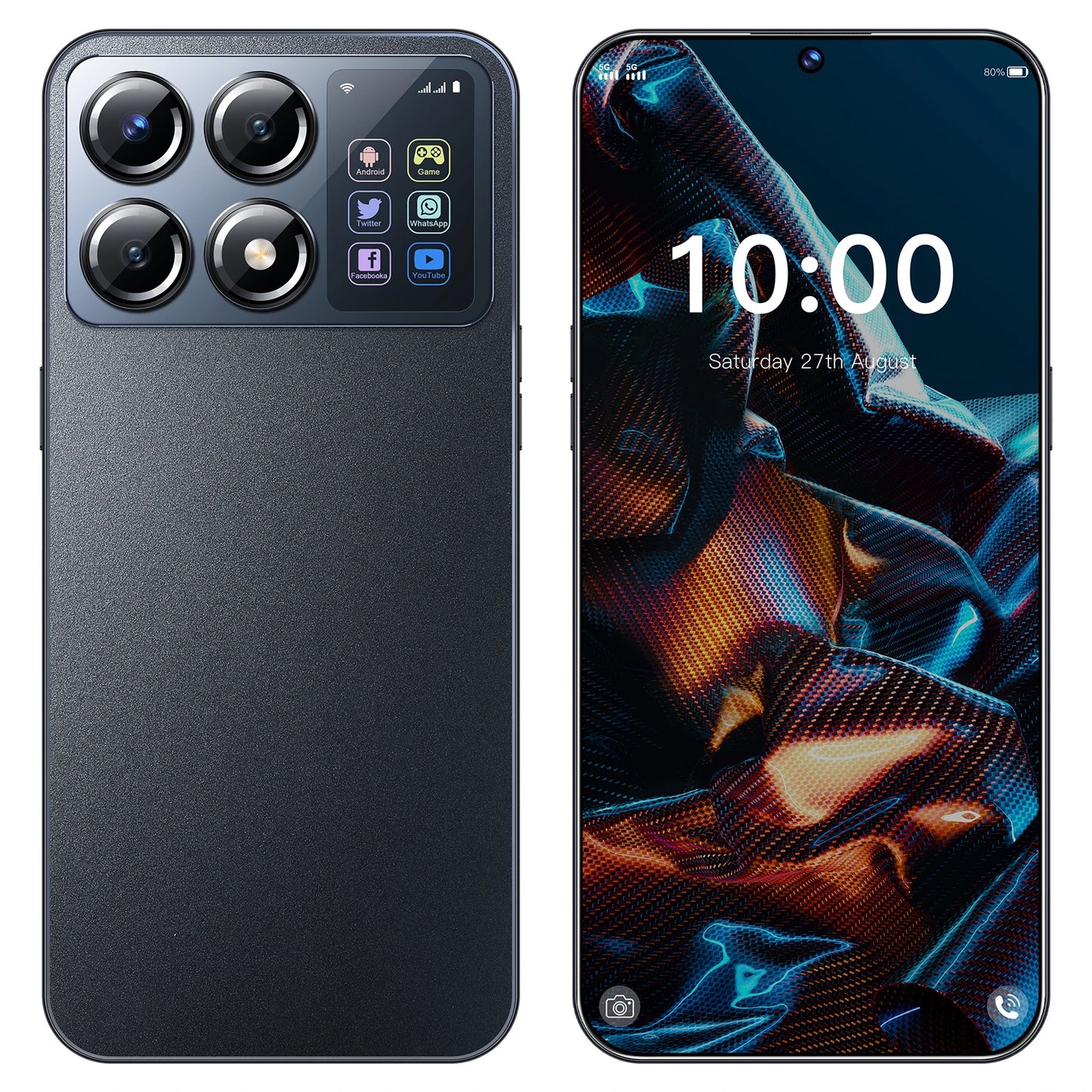 هاتف ذكي جديد X7 Pro الإصدار العالمي لعام 2024 بشاشة كاملة 7.3 بوصة وذاكرة وصول عشوائي 16 تيرابايت + 1 تيرابايت وبطارية 7800 مللي أمبير في الساعة وكاميرا بدقة 108 ميجابكسل