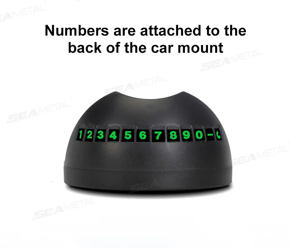 SEAMETAL Head-Up Car Phone Mount Flexible Rotation Phone Holder Stable Anti-Slip Rubber Smartphone Support Universal for 4-7 in