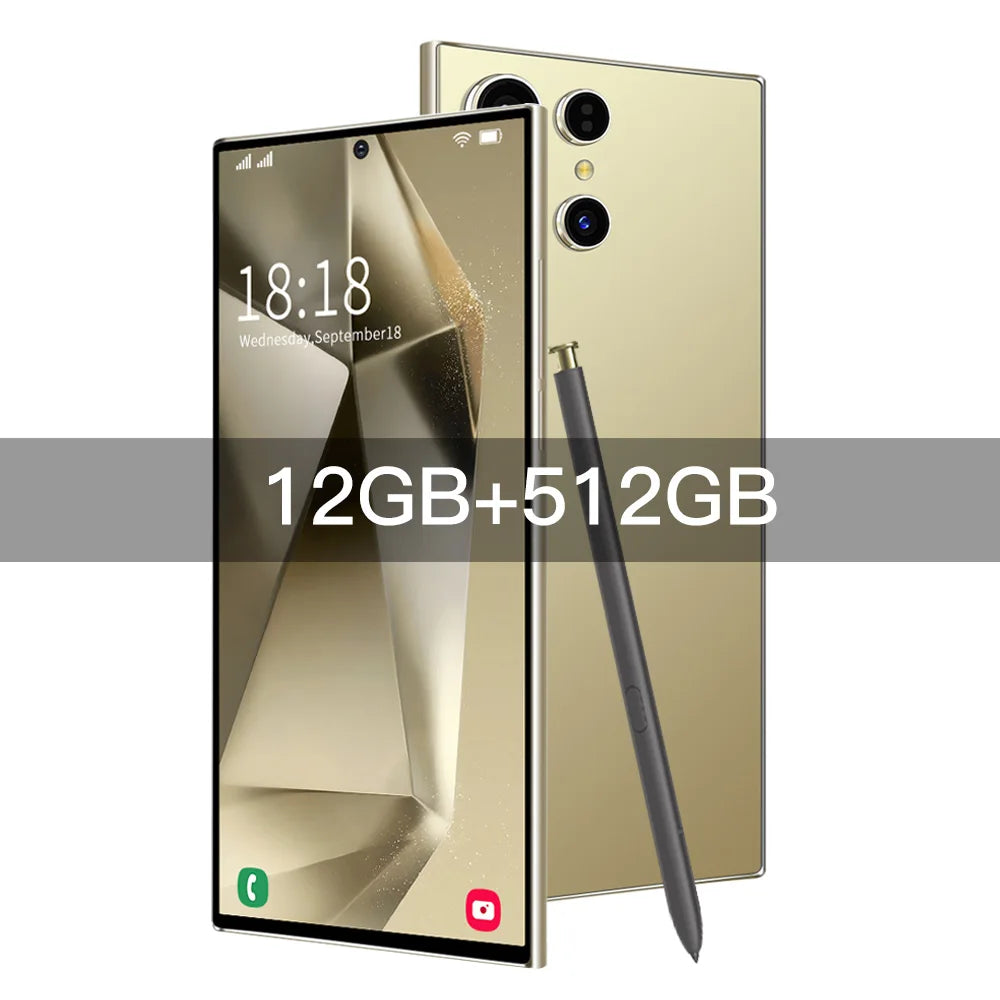 2025 New S26 Ultra Smartphone Original 7.3 Inch Celulares Android Moblie Phones Unlocked 5G Dual Sim Global Version CellPhones