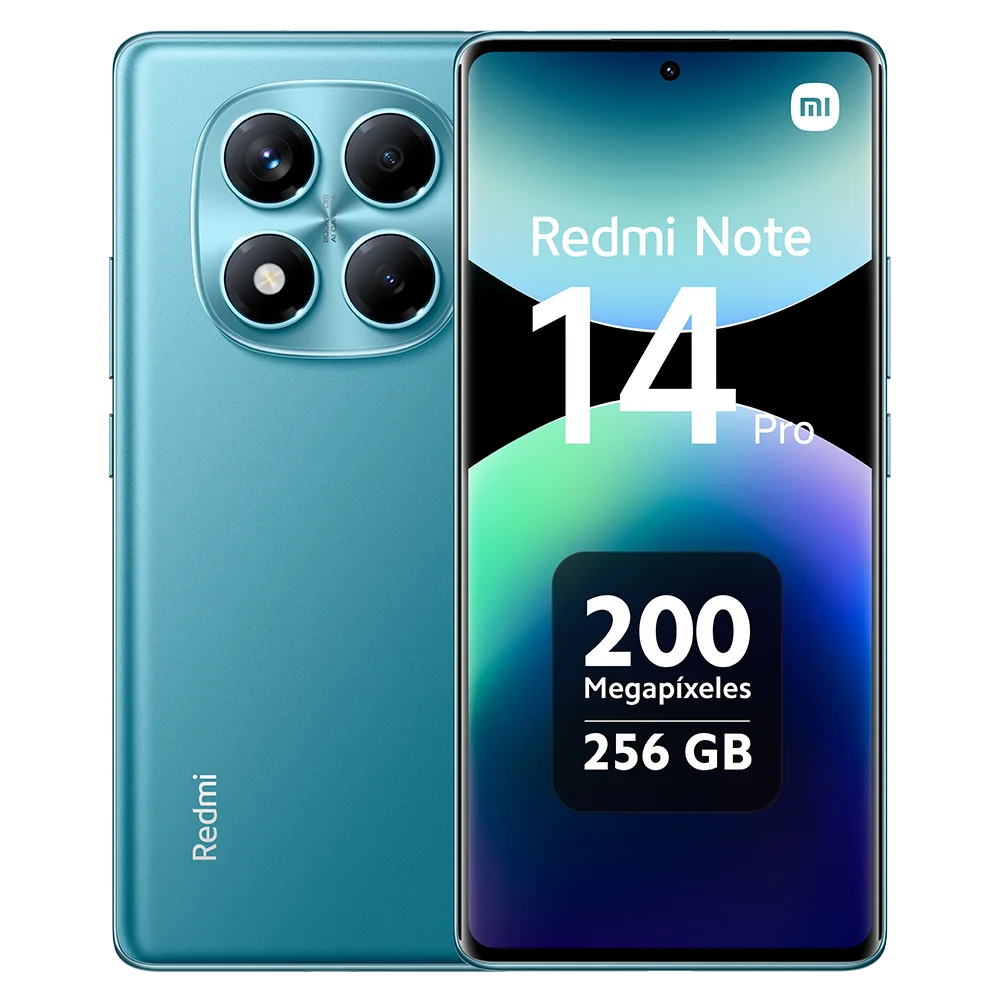 شاومي ريدمي نوت 14 برو 4G النسخة الأوروبية 8+256 جيجابايت MediaTek Helio G100-Ultra شاشة AMOLED مقاس 6.67 بوصة 120 هرتز 200 ميجابكسل OIS كاميرا رئيسية شحن 45 واط، بطارية 5500 مللي أمبير، IP64، NFC