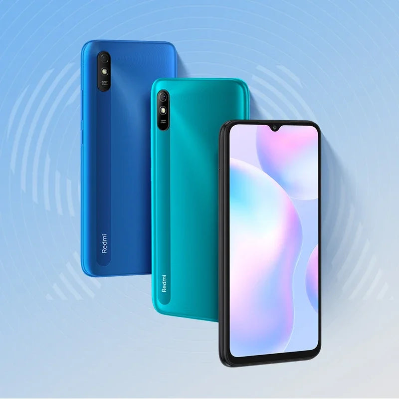 هاتف ذكي Xiaomi Redmi 9A بسعة 64 جيجابايت وذاكرة وصول عشوائي (RAM) سعة 128 جيجابايت وبطارية 5000 مللي أمبير/ساعة وشاشة 6.53 بوصة ومعالج MTK Helio G25 ثماني النواة وكاميرا بدقة 13 ميجابكسل، إصدار الصين