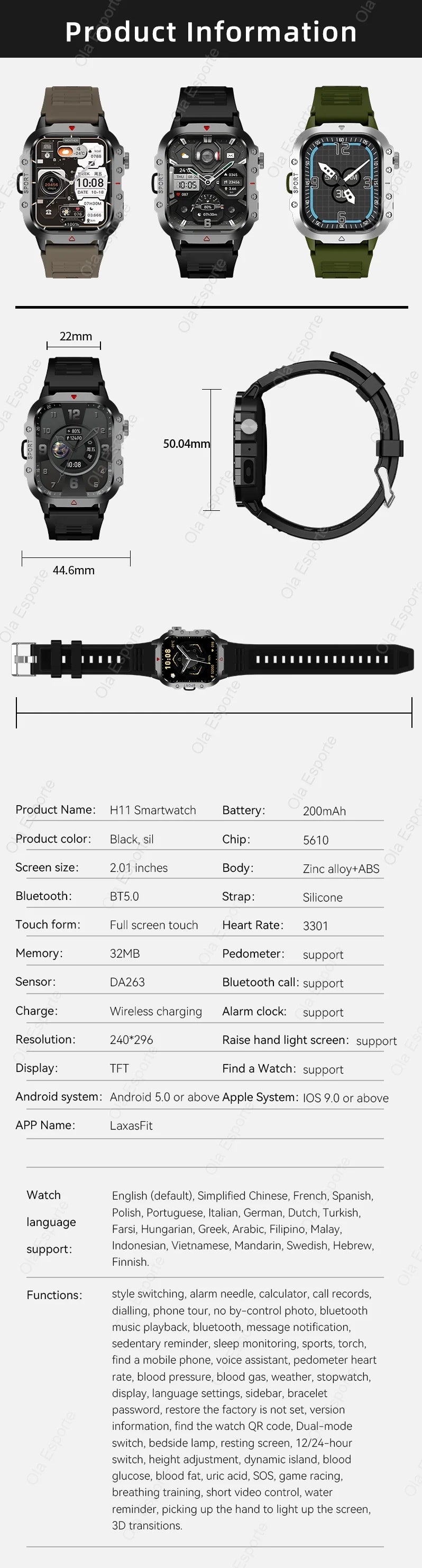 Original Men Smart Watch Bluetooth Call Fitness Clock 3ATM IP68 Swim Waterproof Sports Smartwatch for Women Xiaomi Android 2024