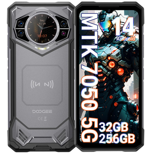 Global Version Doogee S200 5g Rugged Phone 12Gb 256Gb 6.72" Display 100Mp Ai Main Camera 10100Mah/33W Smartphone Android 14 Nfc