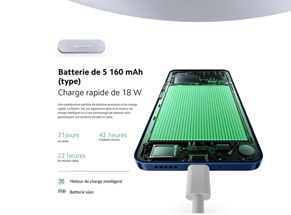 Xiaomi Redmi 14C NFC,Smart Phones,6.88 inch,MediaTek Helio G81-Ultra,120Hz,Dual AI Camera 50MP,5160mAh Battery
