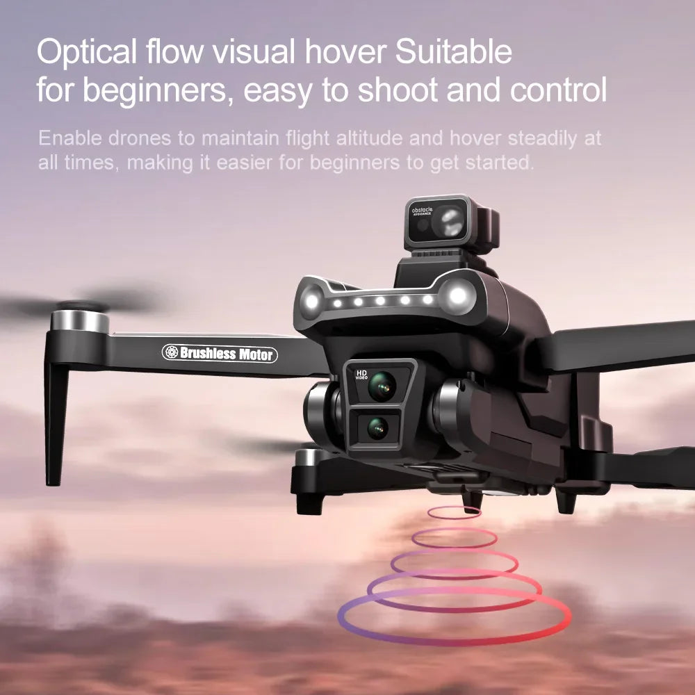 طائرة بدون طيار أصلية V198GPS ESC 8K احترافية بدون فرشاة ليزر تجنب العوائق بصرية جوية قابلة للطي رباعية المراوح صغيرة بدون طيار جديدة