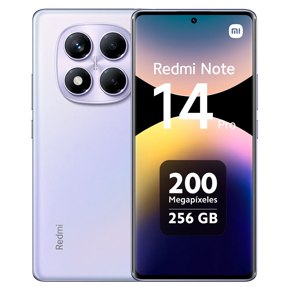 شاومي ريدمي نوت 14 برو 4G النسخة الأوروبية 8+256 جيجابايت MediaTek Helio G100-Ultra شاشة AMOLED مقاس 6.67 بوصة 120 هرتز 200 ميجابكسل OIS كاميرا رئيسية شحن 45 واط، بطارية 5500 مللي أمبير، IP64، NFC