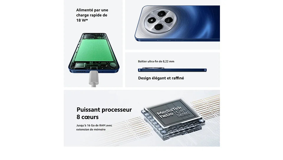 Xiaomi Redmi 14C NFC,Smart Phones,6.88 inch,MediaTek Helio G81-Ultra,120Hz,Dual AI Camera 50MP,5160mAh Battery