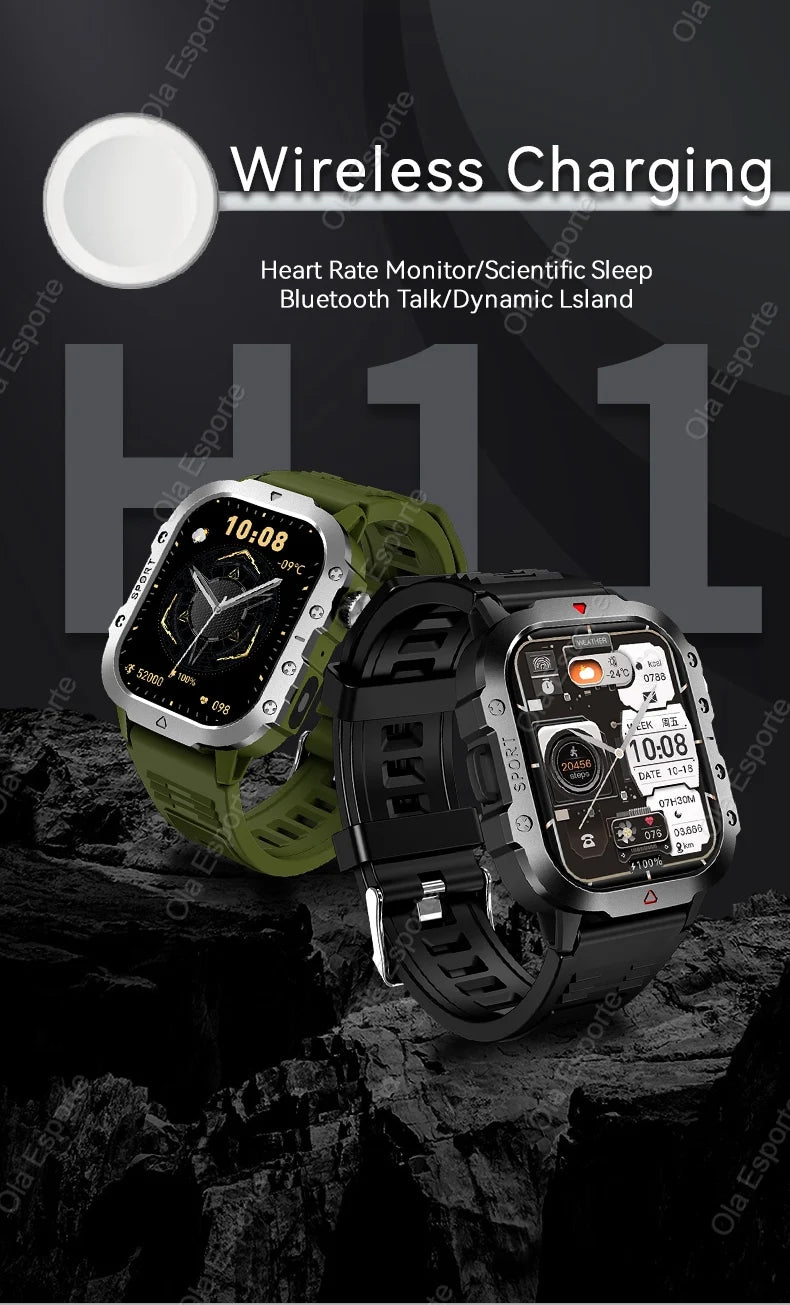 Original Men Smart Watch Bluetooth Call Fitness Clock 3ATM IP68 Swim Waterproof Sports Smartwatch for Women Xiaomi Android 2024