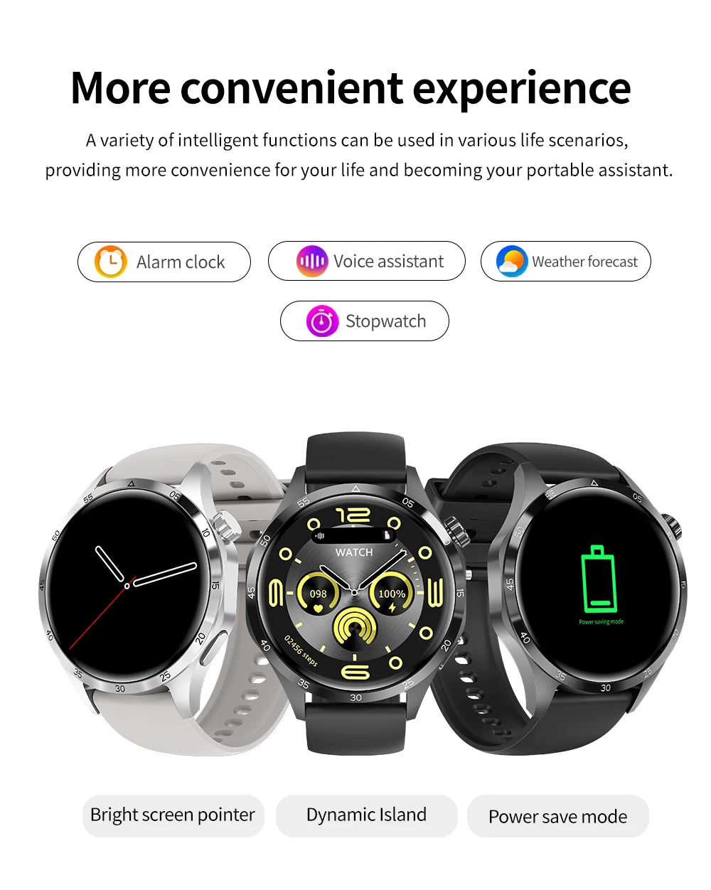 2025 For Android GT4 Pro GPS NFC Smart Watch Men 360*360 AMOLED Screen Heart rate Bluetooth Call IP68 Waterproof Man Smartwatch